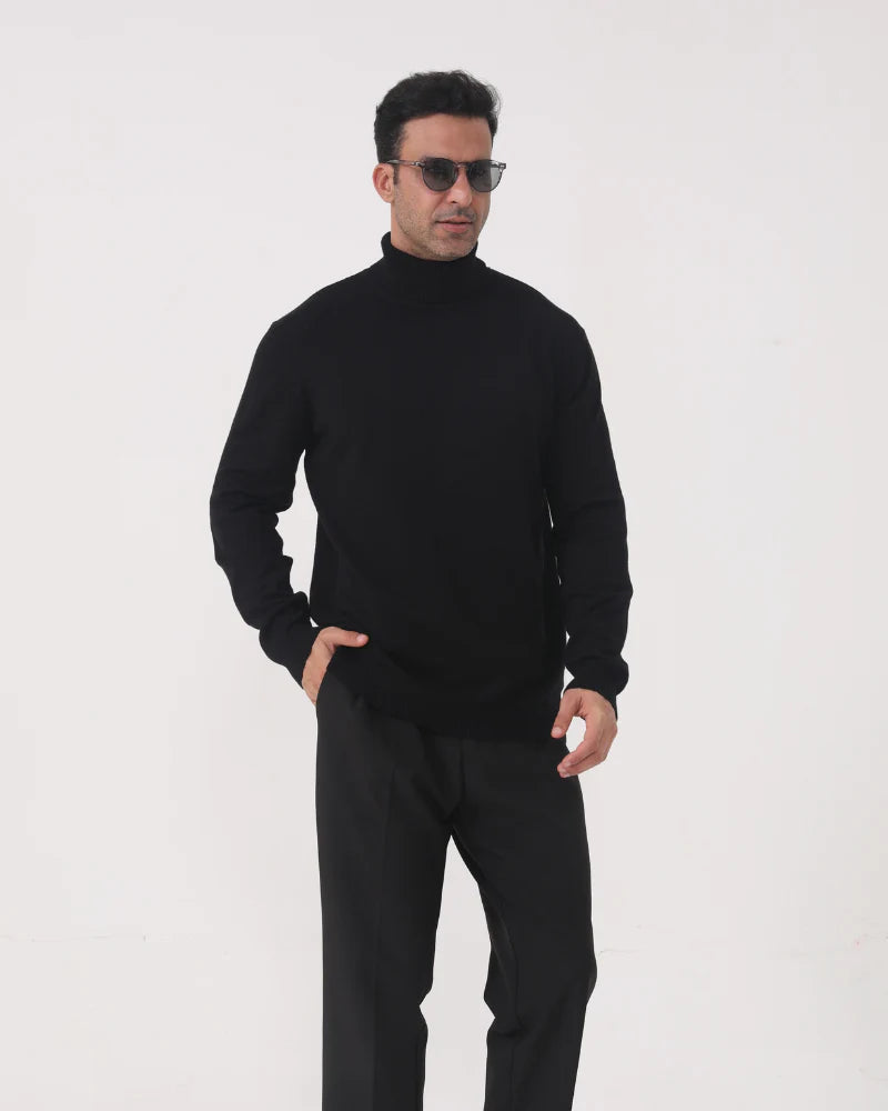 Gstaad Merinowolle Rollkragenpullover