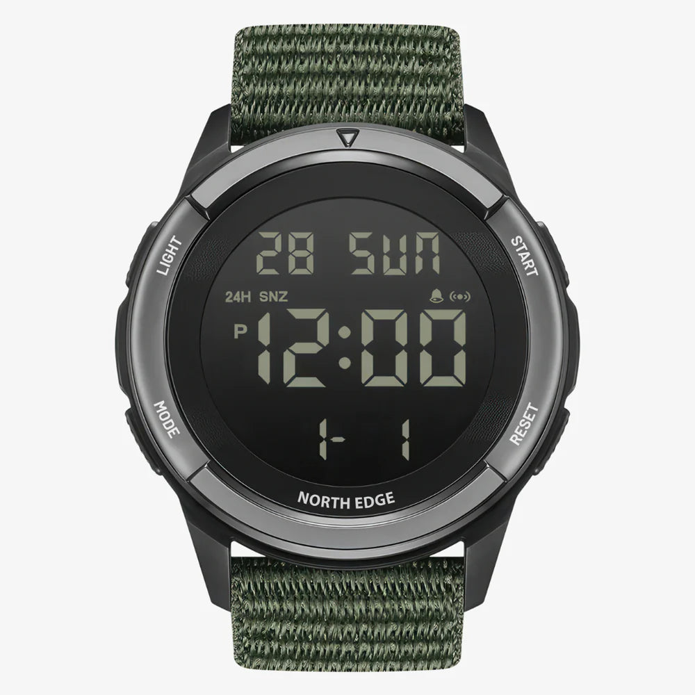 NorthEdge 45 — Digital Carbon Fiber Field Watch for Extreme Adventure