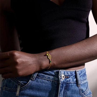 Tennis Racquet Bracelet