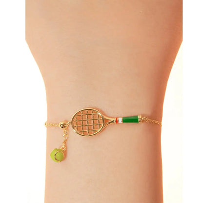 Tennis Racquet Bracelet