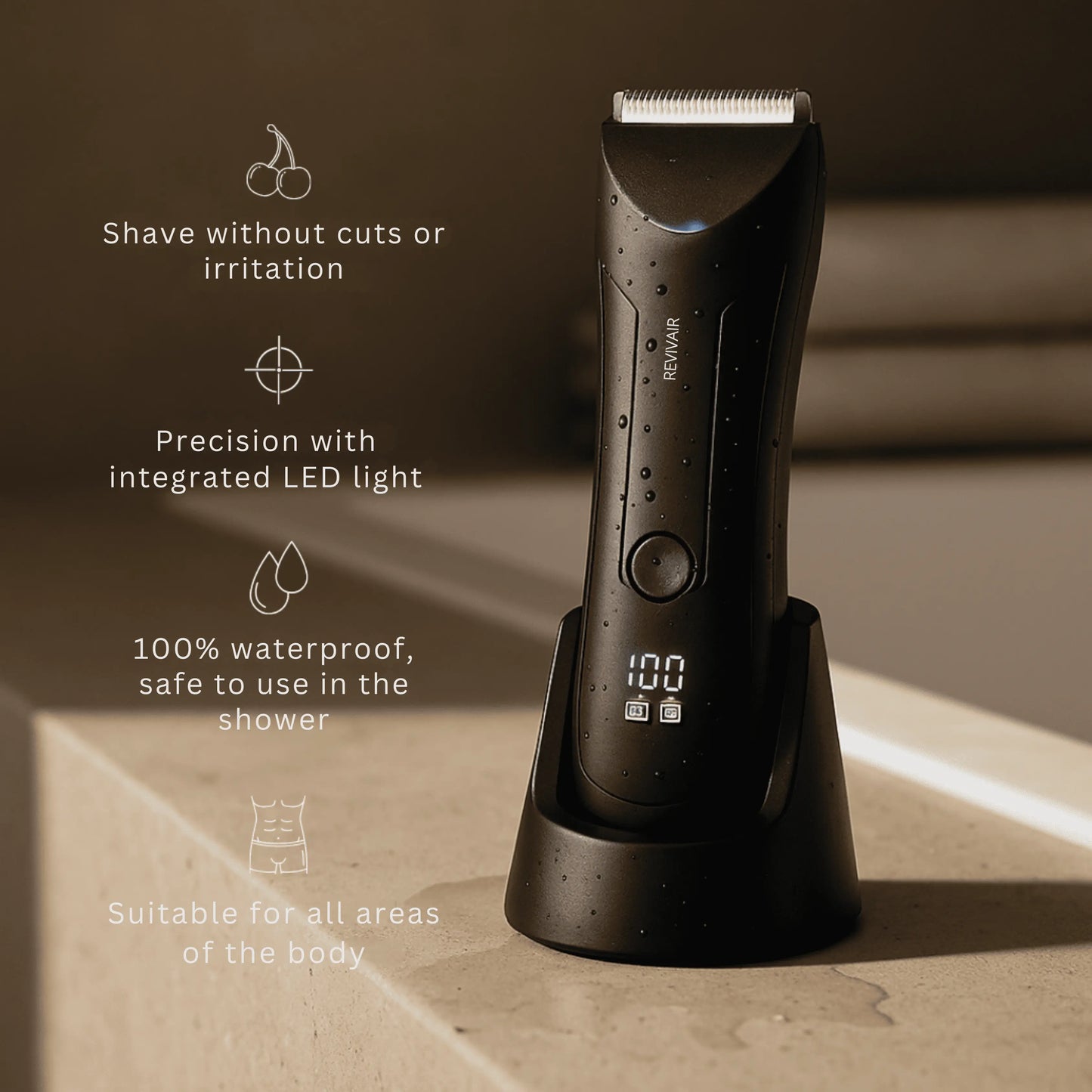 Revivair Edge™ – Gentle, Safe, Irritation-Free Grooming
