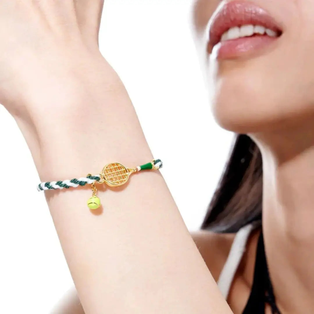 Tennis Racquet Cord Bracelet