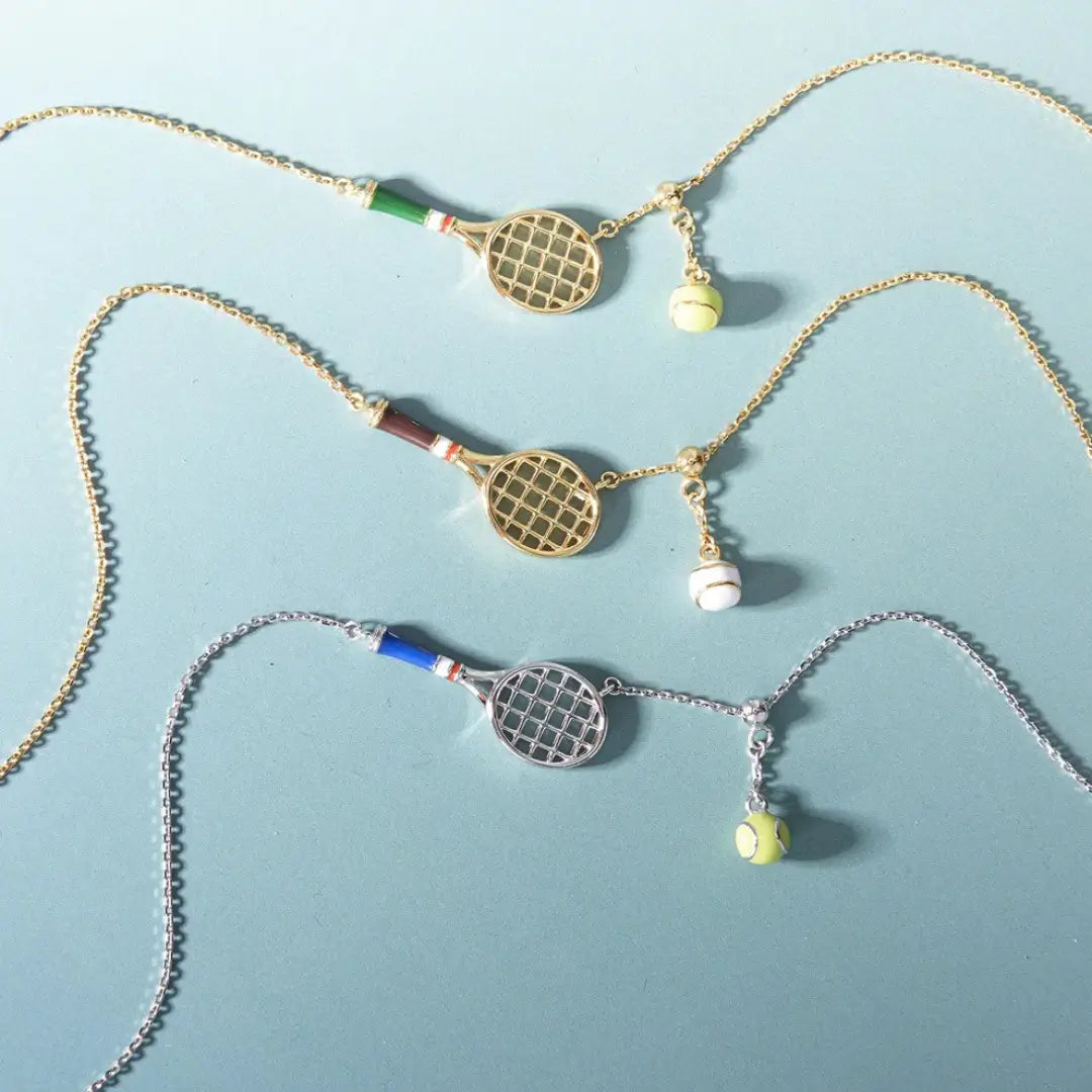 Tennis Racquet Necklace