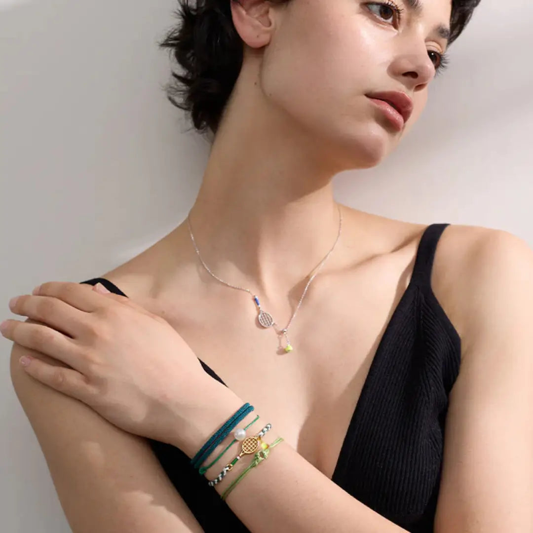 Tennis Racquet Cord Bracelet