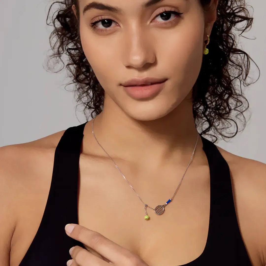 Tennis Racquet Necklace