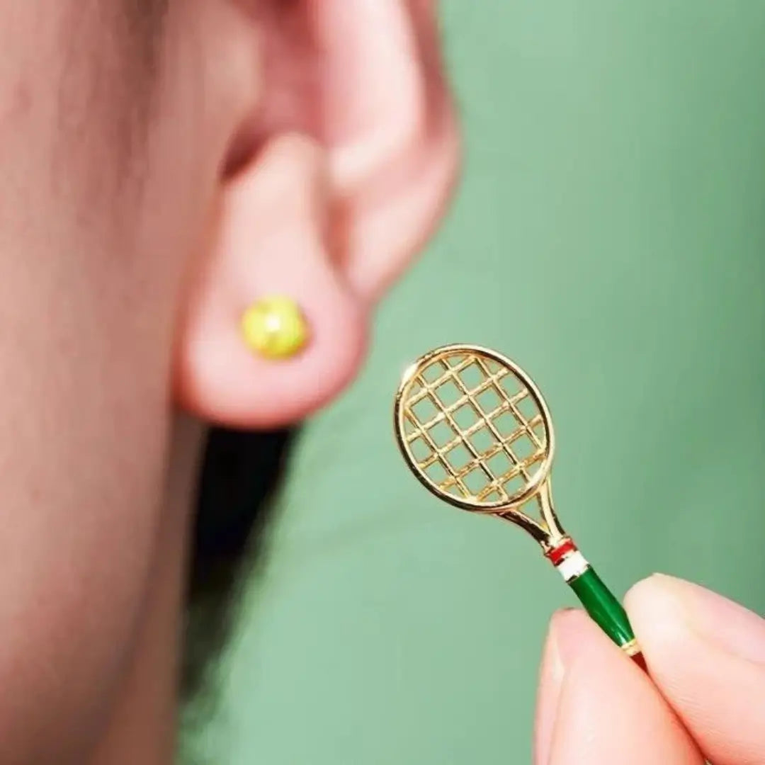 Tennis Racket Earring